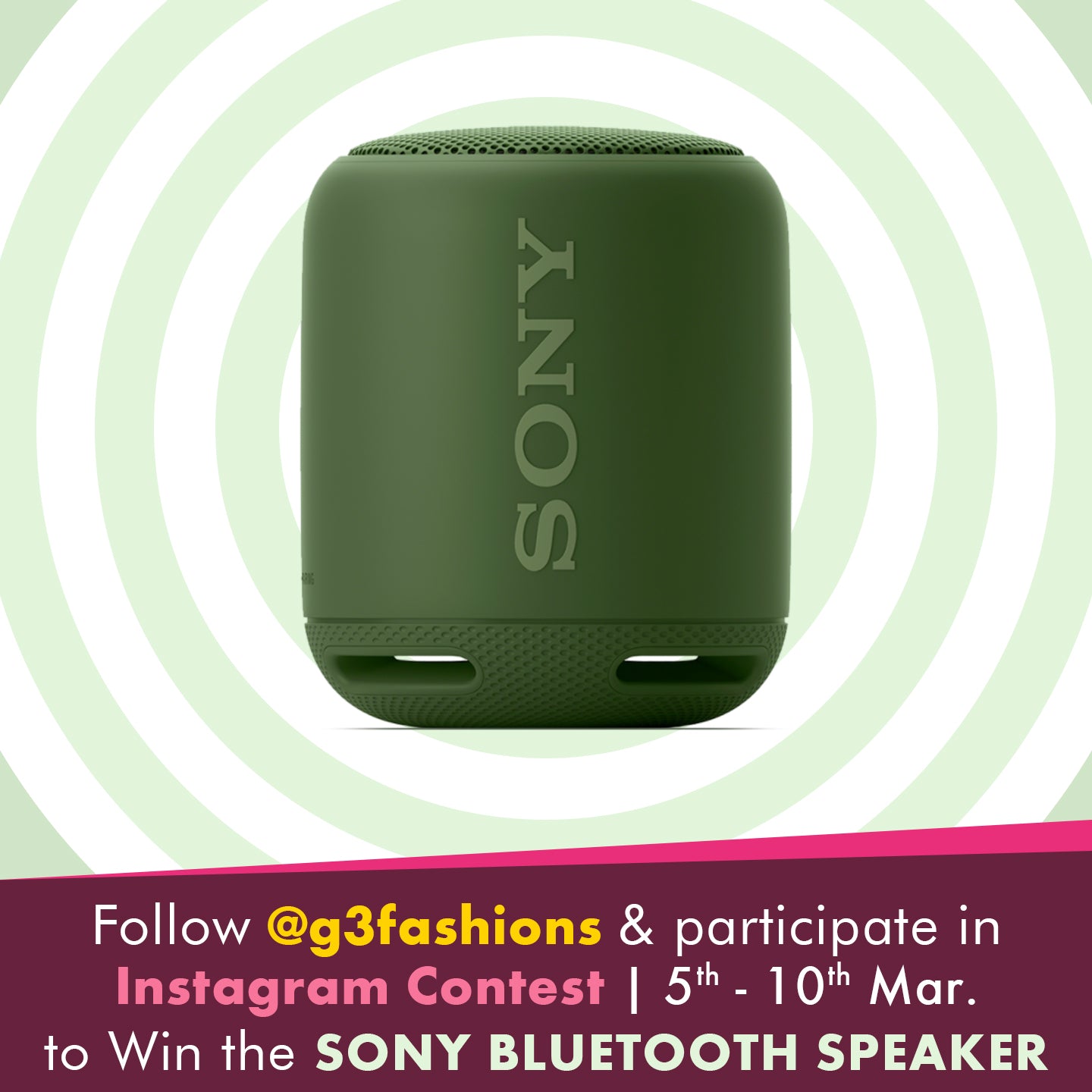 Upcoming Instagram Contest 5 - 10 March 18 - To Participate Follow us on Instagram