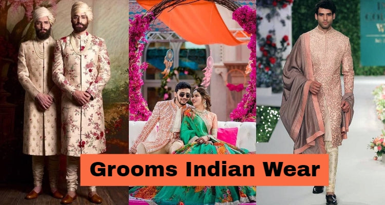 Latest Grooms Indian Wear Clothing - Grooms Wedding Attire
