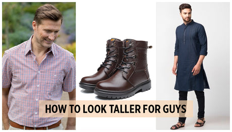 How to dress up to look taller for guys