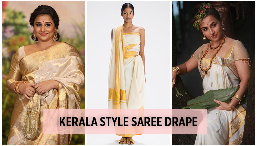 Kerala Saree Draping Style
