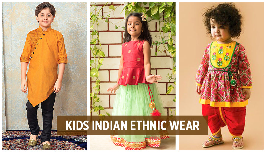 Top Indian ethnic wear for kids- kids fashion