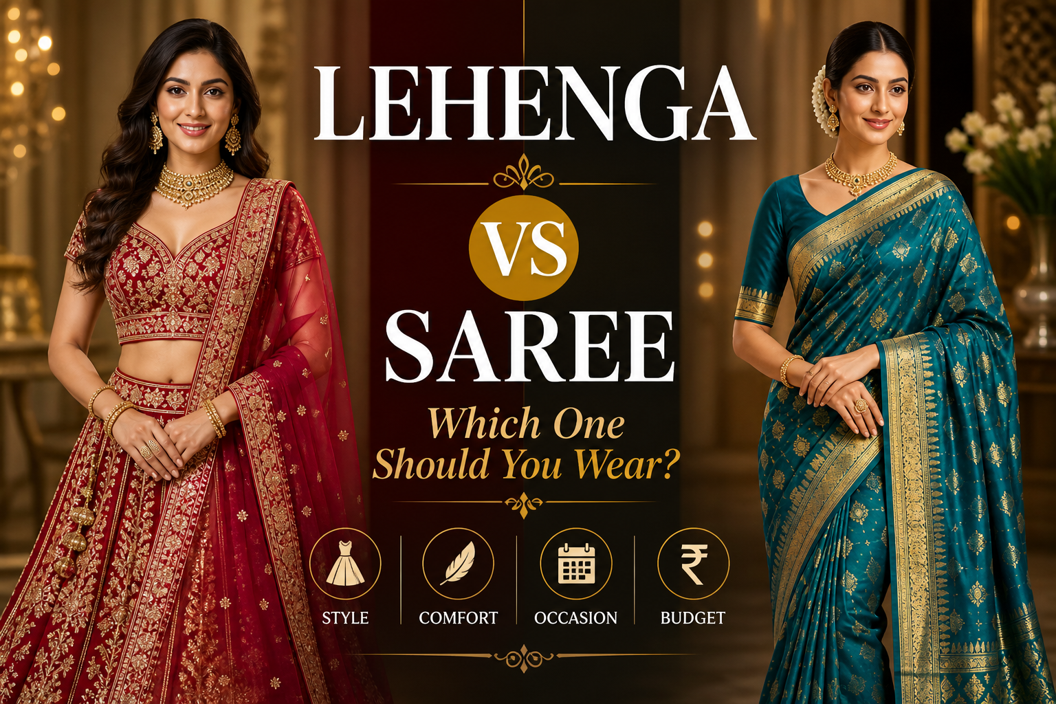 Lehenga vs Saree: Which One Should You Wear?