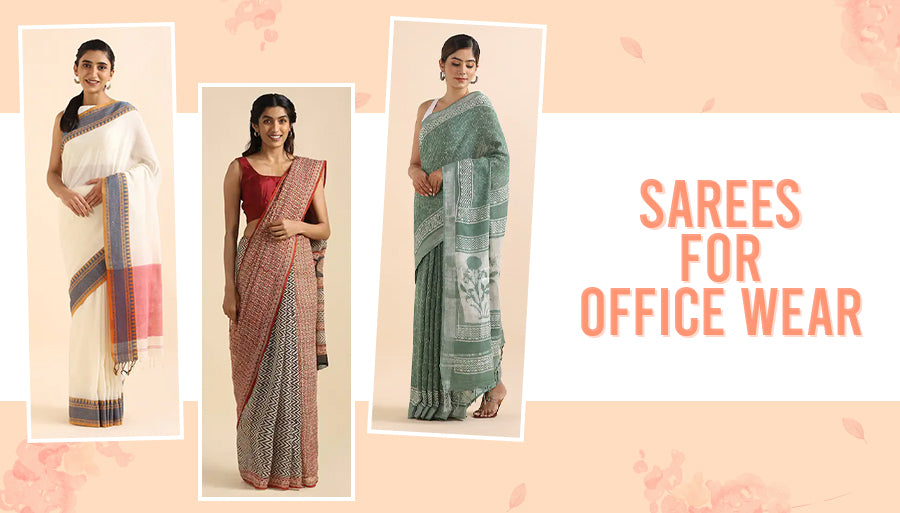 Workplace Saree Types for Women