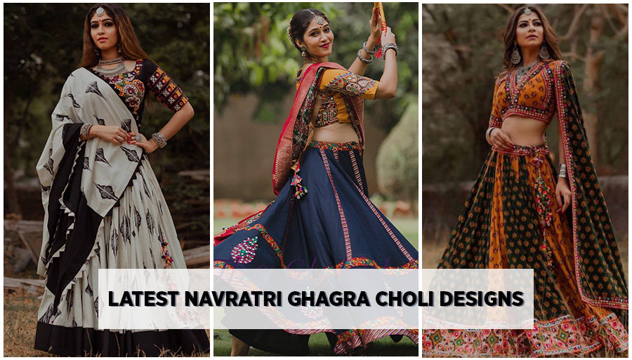 Latest Garba Navratri Ghagra Choli Designs