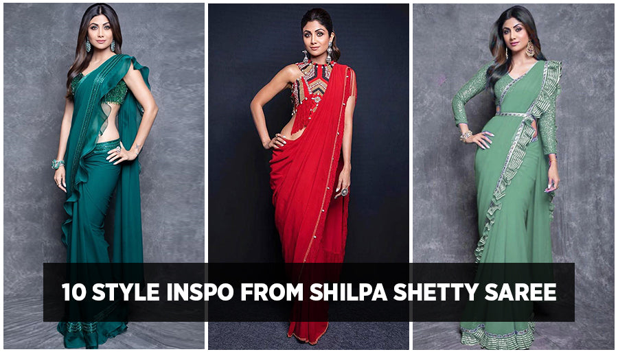 10 Style Inspo from Shilpa Shetty Saree