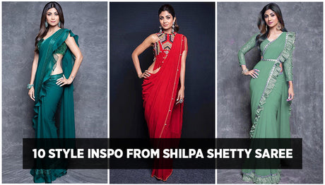 10 Style Inspo from Shilpa Shetty Saree