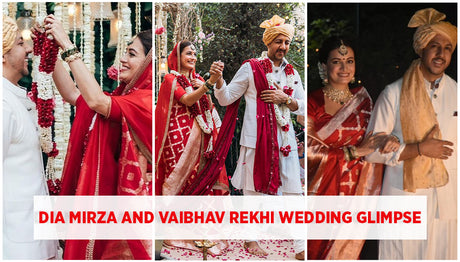 Bollywood Actress Dia Mirza Wedding Glimpse
