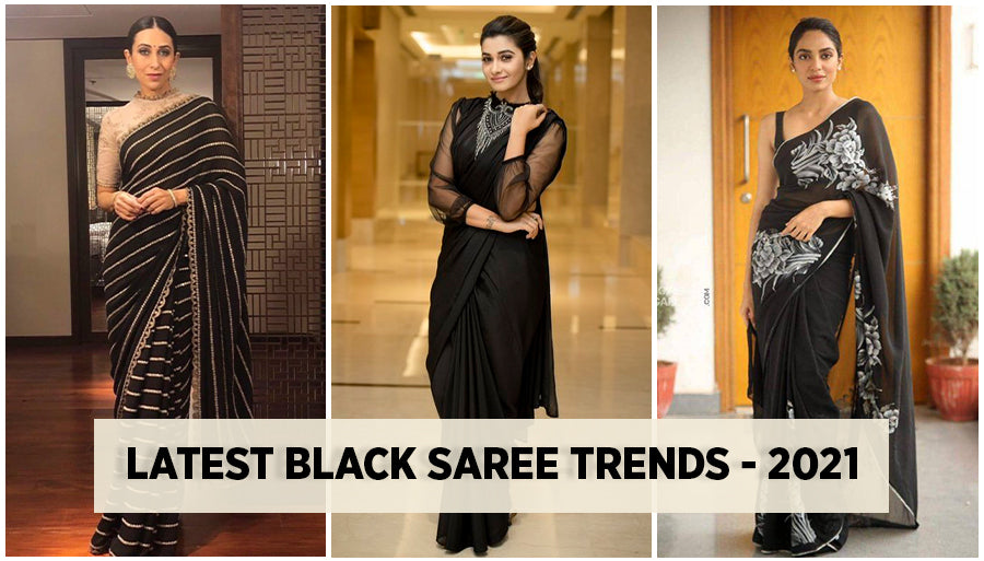 Latest Black Saree Trends for Parties - 2022