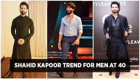 Shahid Kapoor Style Decode - Trend For Men at 40