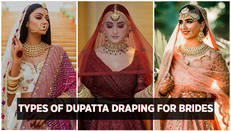 Bridal Dupatta Draping