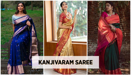 Different types of New Kanchipuram Silk Saree