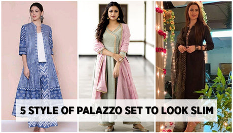5 Ultimate Style of Palazzo Kurti Set to Look Slim and Gorgeous