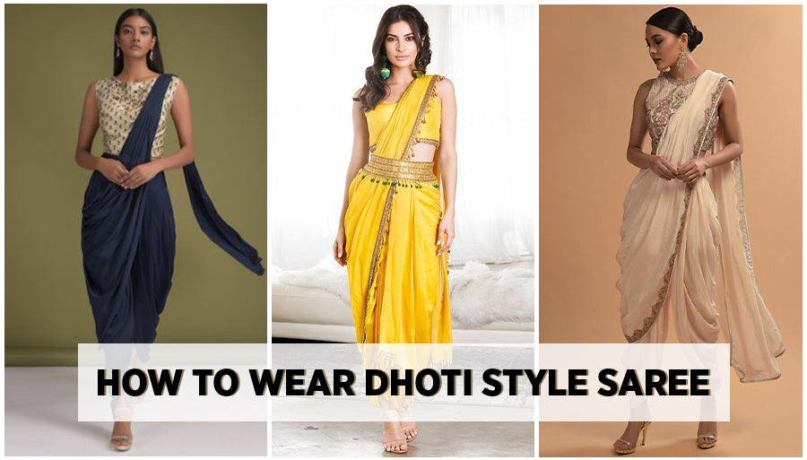 How to Wear Dhoti Style Saree like Sonam Kapoor