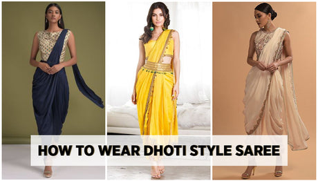 How to Wear Dhoti Style Saree like Sonam Kapoor