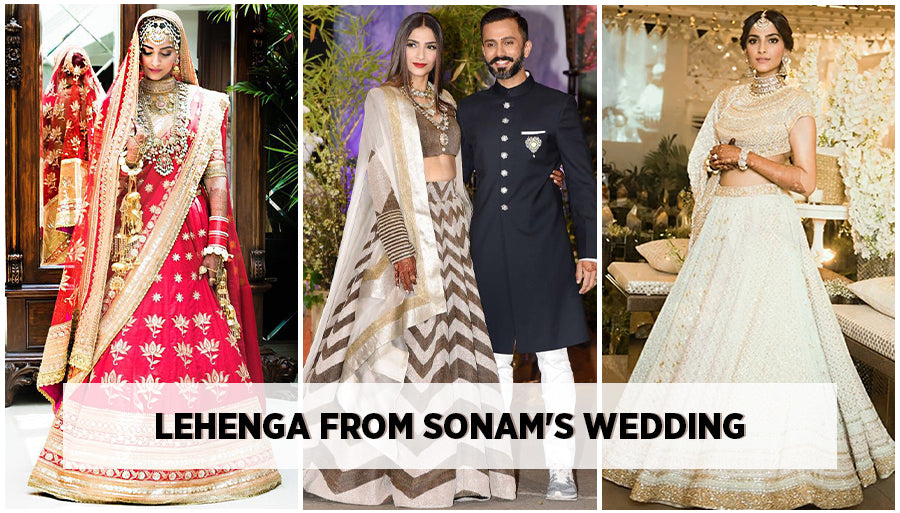 5 Wedding Lehenga Trends from Sonam Kapoor's Wedding