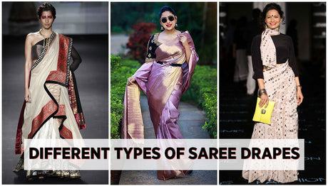 Types of saree drapes for different occassions