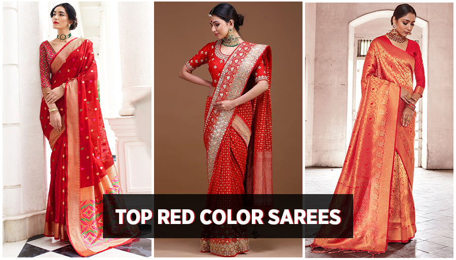 Top 15 Sari in Red Color for 2024 and Beyond