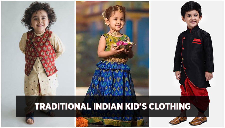 Kids Indian Fashion - Traditional Indian children's clothing