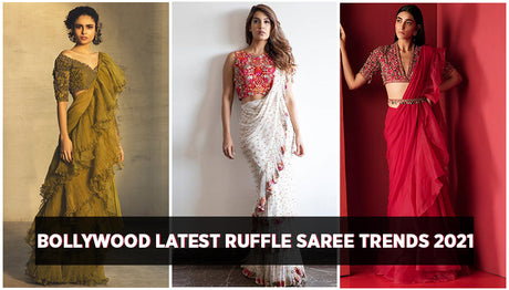 Bollywood Latest Ruffle Saree Trends 2022
