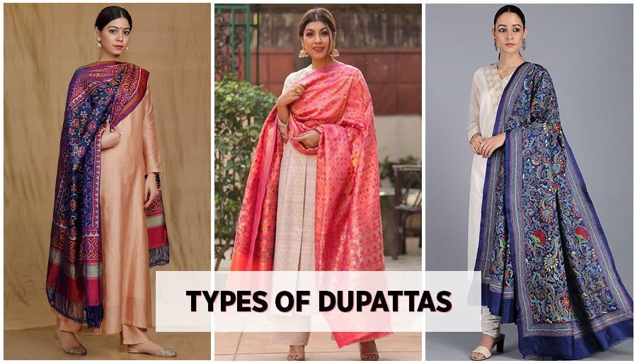 Different Types of Silk Dupatta