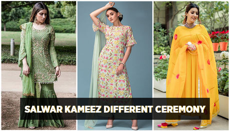 Women Wedding salwar Kameez Styles for Haldi, Mehendi, Sangeet, Receptions