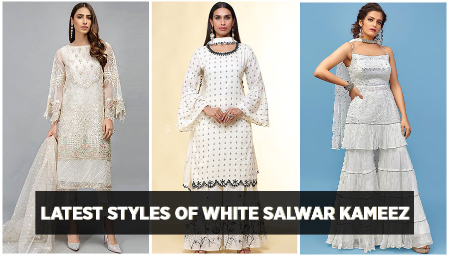 Latest Styles of White Salwar Kameez to Follow