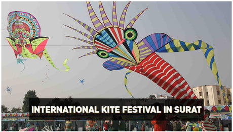 Celebration of International Kite Festival In Surat - 2019