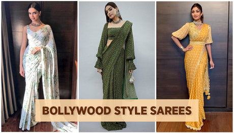 Bollywood actress saree style | Celebrity inspired sarees