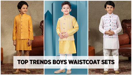 Top Trends Boys Waistcoat Sets- 2022
