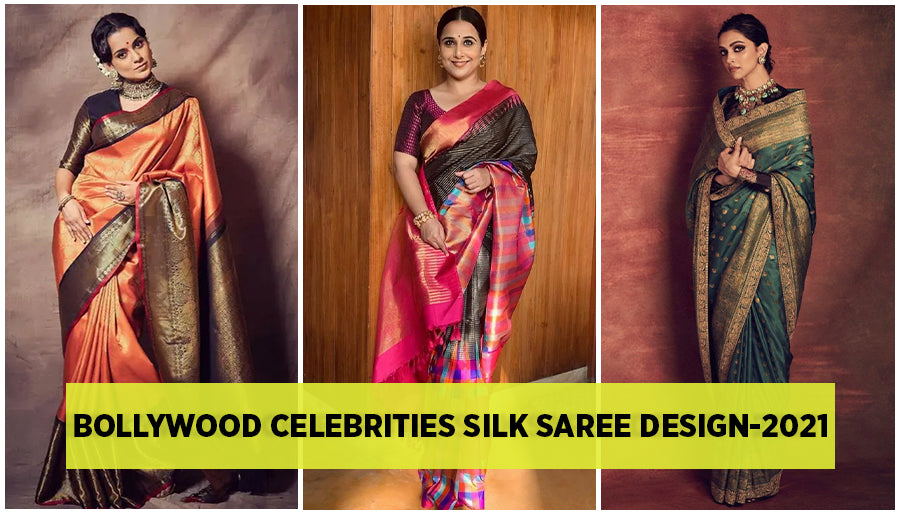 Top Bollywood Actresses Silk Saree Look 2022