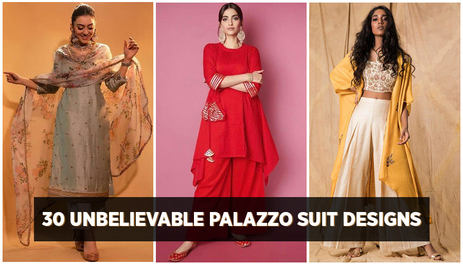 30 Unbelievable Palazzo suit designs