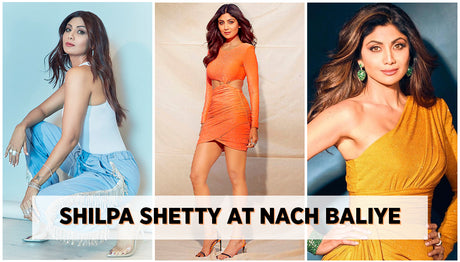 Shilpa Shetty Sarees at Nach Baliiye