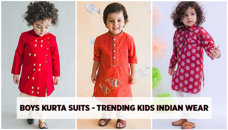 Top Trends of Boys Kurta Suits - Kids Indian Wear