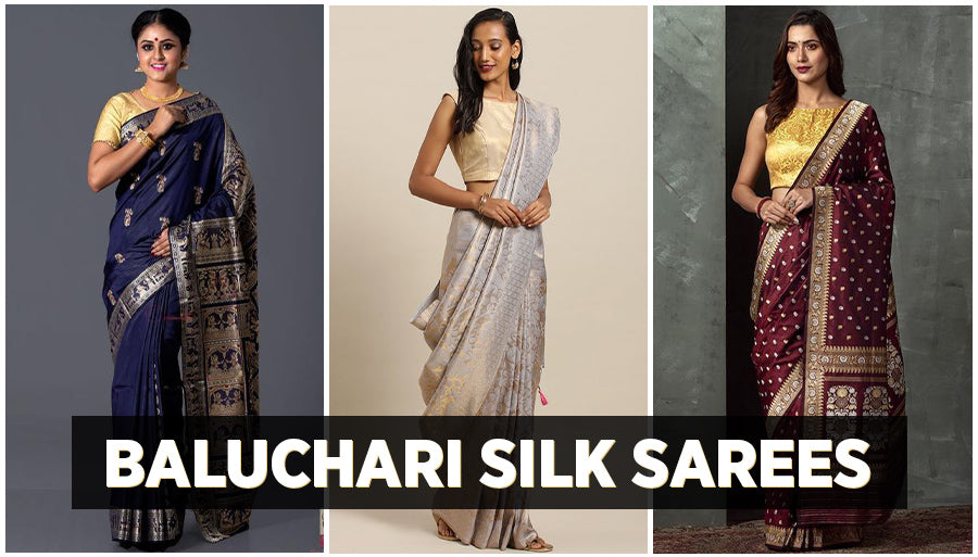 Baluchari Silk Sarees - Sarees from West Bengal