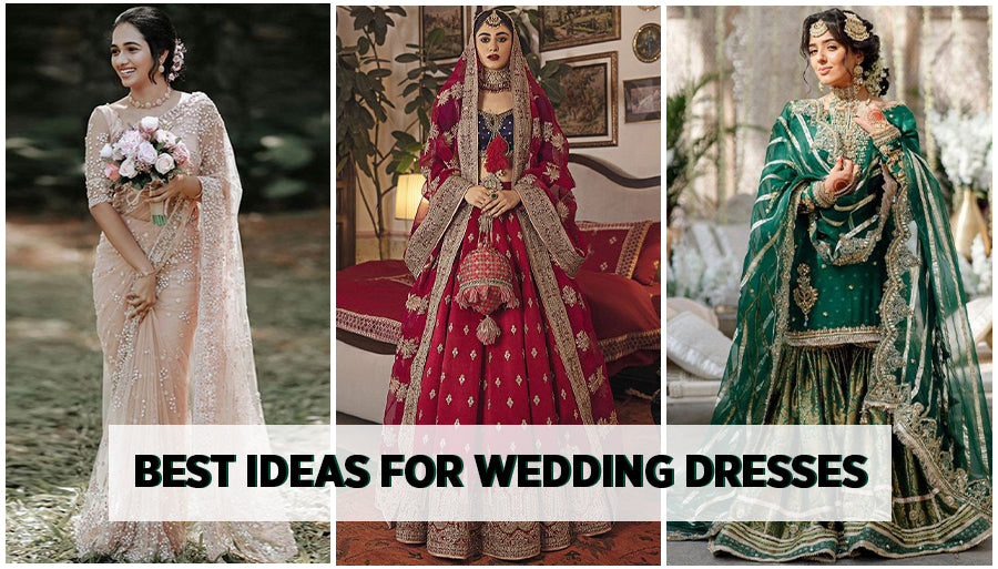 How to Choose Between a Saree, Lehenga, Salwar Suit and Gown for Your Wedding