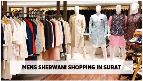 Sherwani Shop in Surat — G3+ Ghoddod Road, The Complete Men's Ethnic Wear Destination