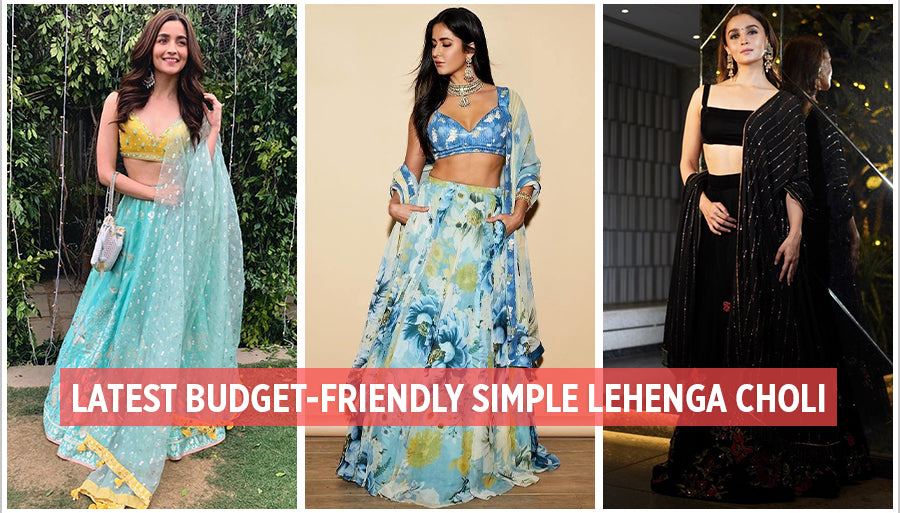 Simple Budget Lehenga Choli Designs for 2024