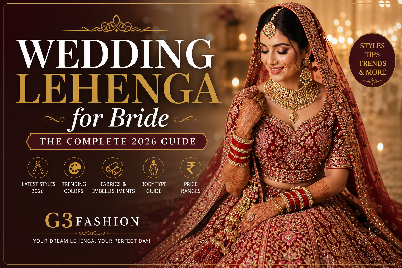 Wedding Lehenga for Bride: The Complete 2026 Guide