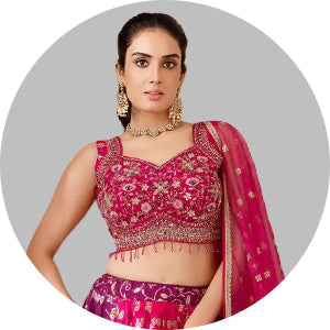 Aabla Work Lehenga Choli