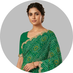 Bandhej Saree