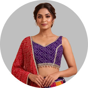 Bandhani Lehenga