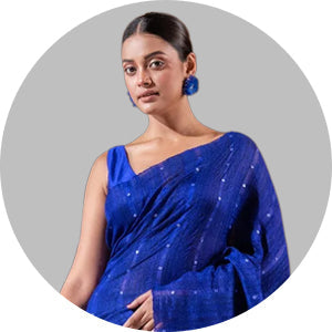Blue Saree