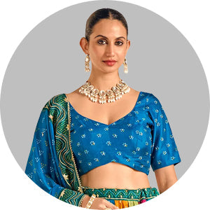 Bandhej Lehenga Choli