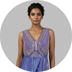 Beads Work Salwar Suits
