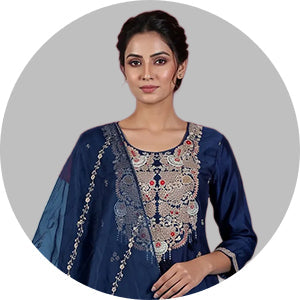 Blue salwar Suits