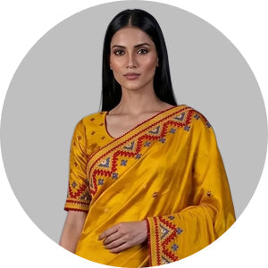 Mustard Yellow Sarees