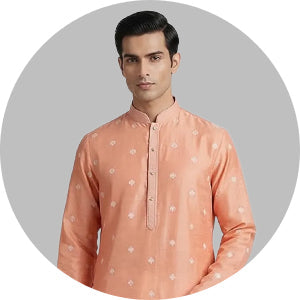 Peach Kurta Pajama