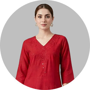 Red Kurtis