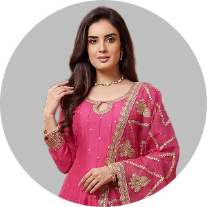Pink Sharara Suit
