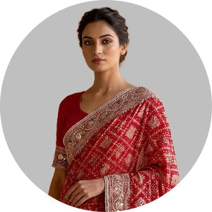 Red Silk Saree